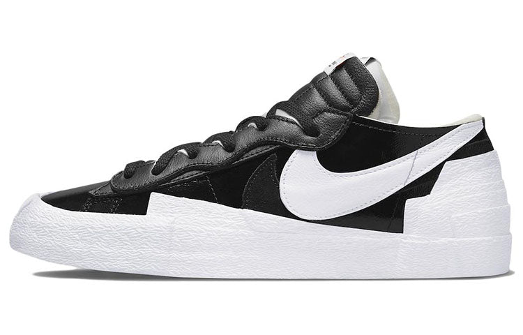 ナイキ ブレーザー sacai × Nike Blazer Low "Black Patent Leather" DM6443-001