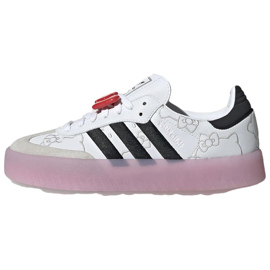 アディダス サンバエ Hello Kitty × adidas Women's Sambae "Footwear White/Core Black/Clear Pink" IG4450