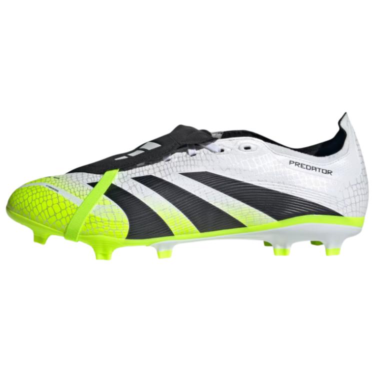 アディダス プレデター adidas Predator League Foldover Tongue FG Cleats "Cloud White/Core Black/Lucid Lemon" JI1111