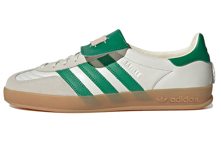 アディダス ガゼル FOOT INDUSTRY × adidas Gazelle Indoor "Off White/Green" ID3518