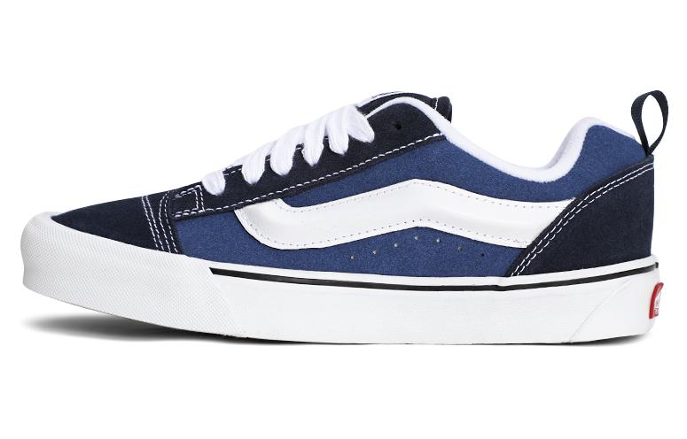 ヴァンズ ニュースクール Vans Knu Skool Suede "Navy Blue/White" VN0009QCNWD