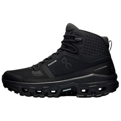 オン On Women's Cloudrock Mid Waterproof "Black/Black" 3WF10131043