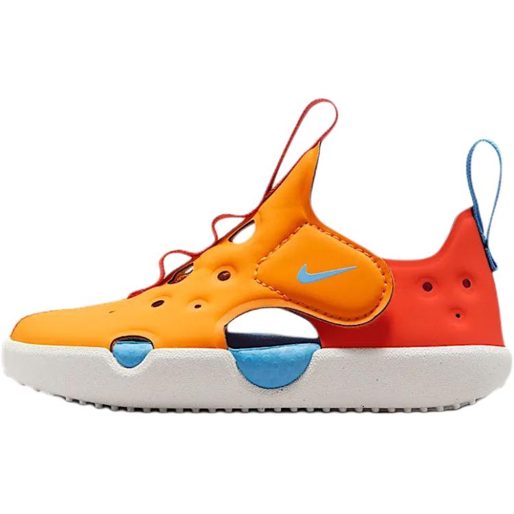 ナイキ Nike TD Sunray Protect 4 Sandal "Orange Peel/Picante Red/University Blue" HF6278-800
