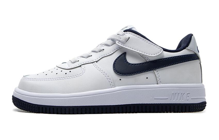 ナイキ Nike PS Force 1 Low EasyOn "White/Football Grey/Midnight Navy" FN0237-104