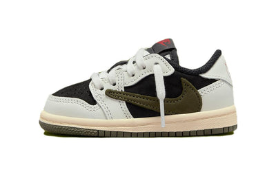 エアジョーダン1 Travis Scott × Nike TD Air Jordan 1 Low OG "Medium Olive" DZ5908-106