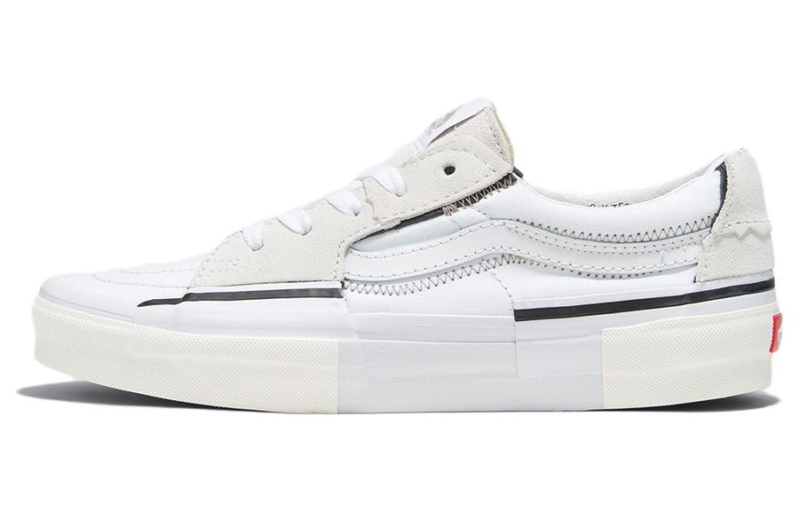 ヴァンズ Vans Sk8-Low Reconstruct "True White" VN0009QSW00
