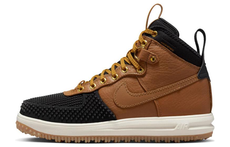 ナイキ Nike Lunar Force 1 High Duckboot "Yale Brown/Black/Gold Tone/Yale Brown" 805899-202