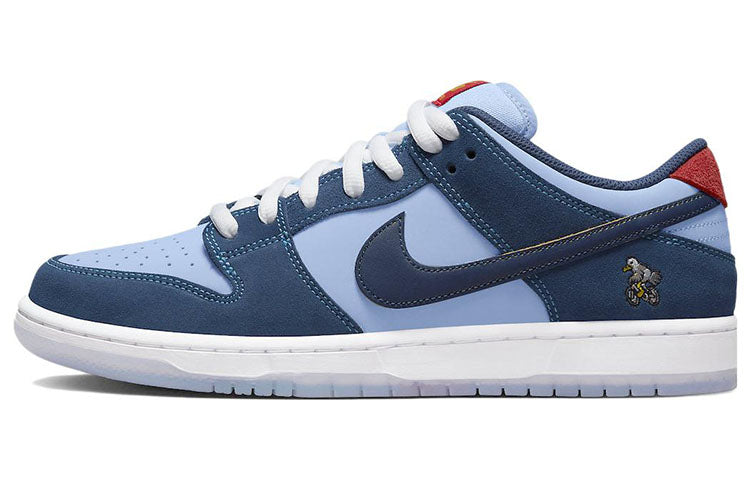 ナイキ SB ダンク Why So Sad? × Nike SB Dunk Low "Coastal Blue/Speed Yellow-University Red" DX5549-400
