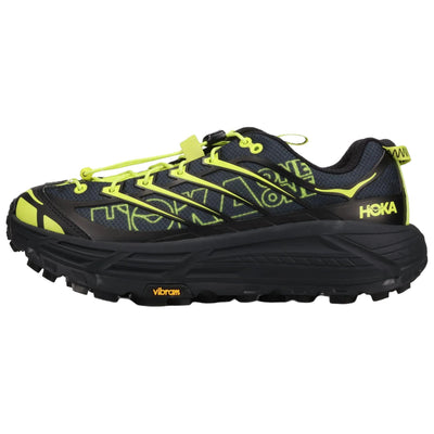 ホカ Hoka Mafate Three2 Wordmark "Black/Hoka Citrus" 1175490-BHK