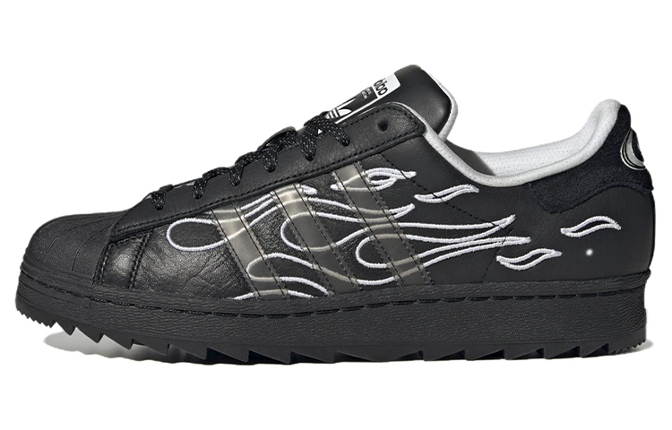 アディダス スーパースター No Sleep Rave Club × adidas Superstar Ripple "Core Black/Footwear White" ID2176