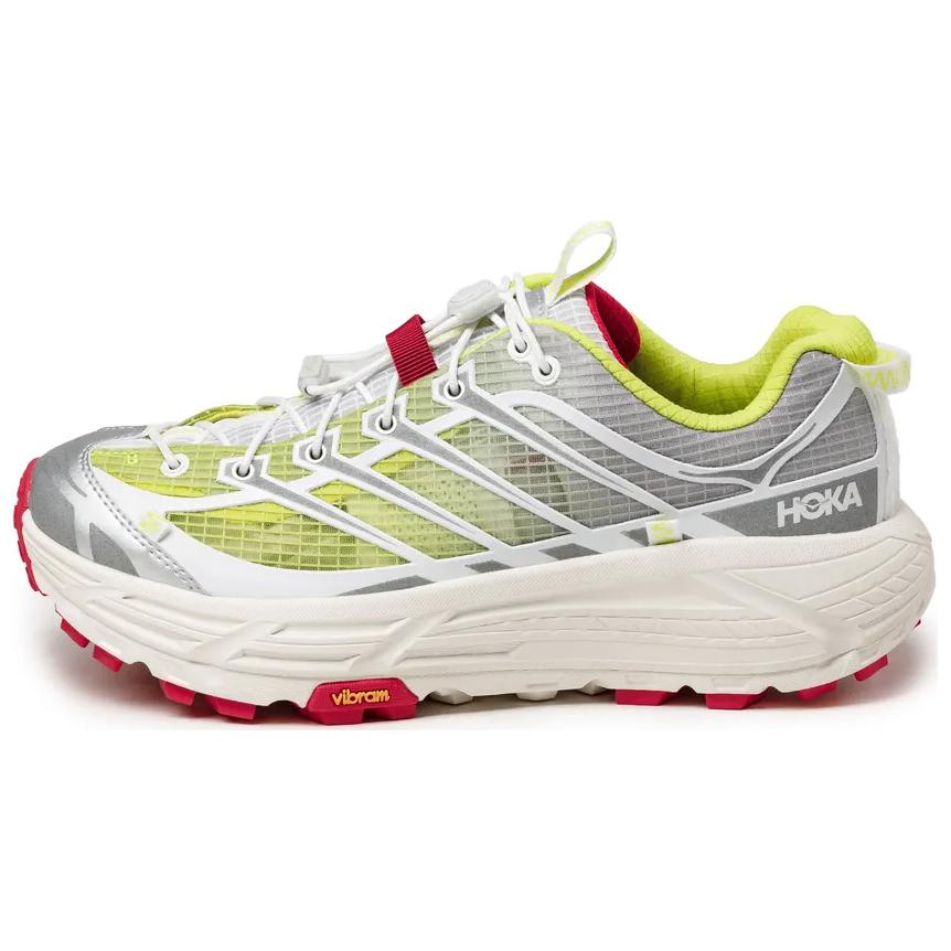 ホカ Nicole McLaughlin × Hoka Mafate Three 2 "White/Neon Yellow" 1153931-WNN