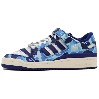 アディダス フォーラム A BATHING APE × adidas Forum 84 Low 30th Anniversary "Blue Camo" ID4772