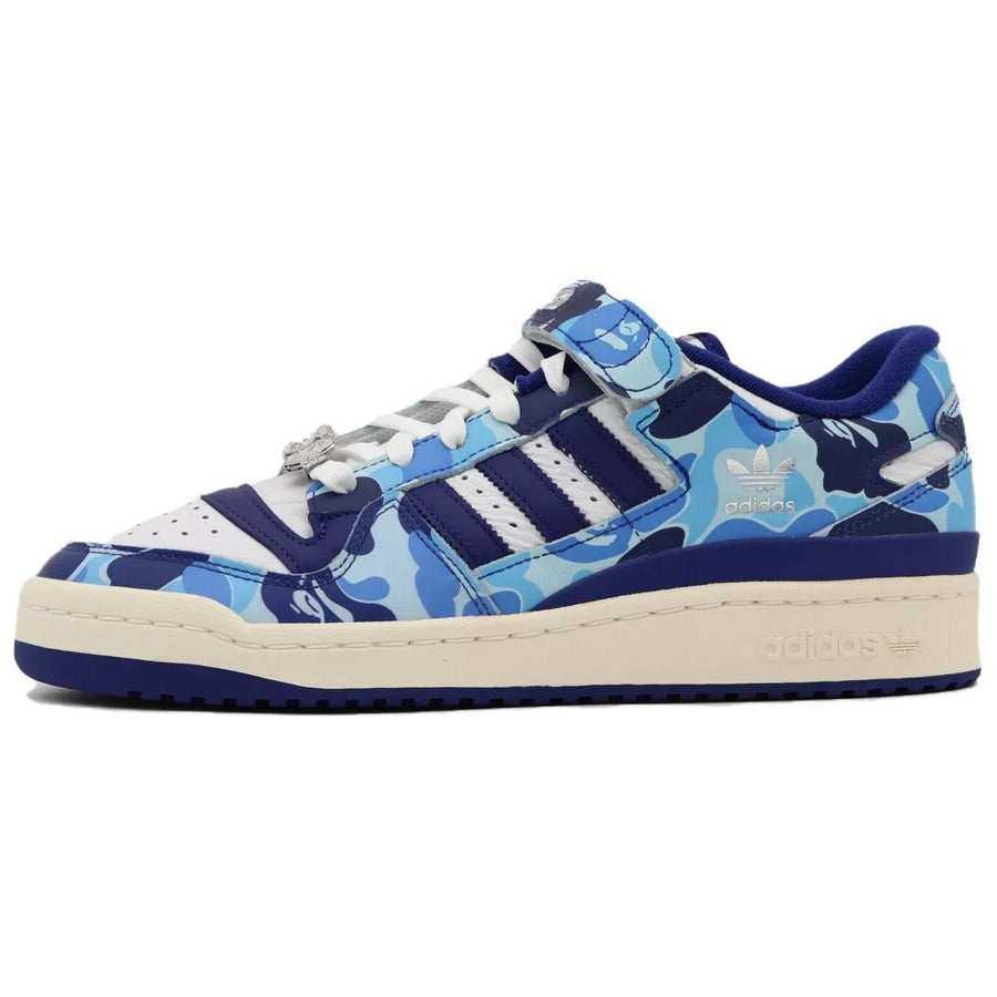 アディダス フォーラム A BATHING APE × adidas Forum 84 Low 30th Anniversary "Blue Camo" ID4772