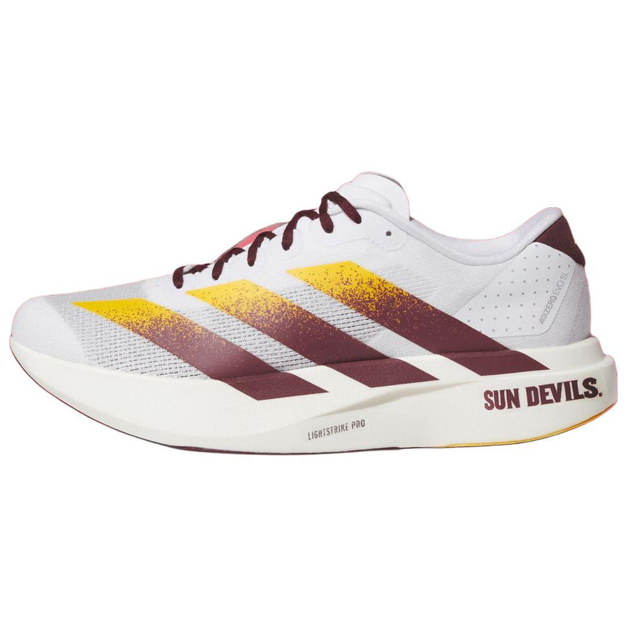 アディダス アディゼロ Arizona State Sun Devils × adidas Adizero EVO SL "Cloud White/Team Maroon/Team Colleg Gold" JQ4572