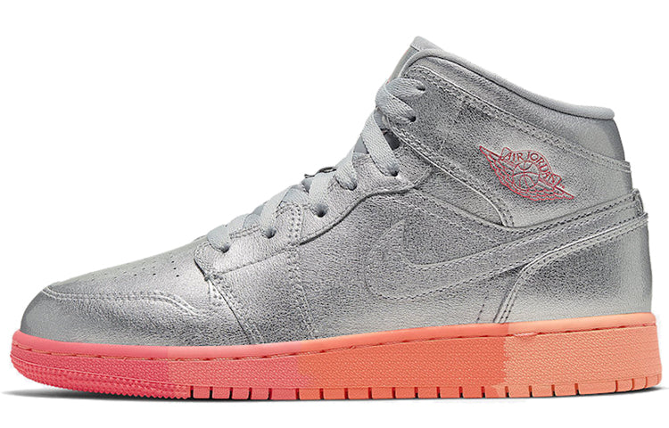 エアジョーダン1 Nike GS Air Jordan 1 Mid "Sunrise" 555112-006