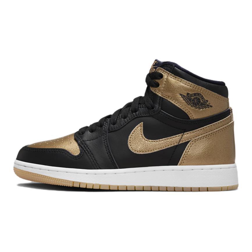 エアジョーダン1 Nike GS Air Jordan 1 Retro High OG "Black and Gold" FD1437-071