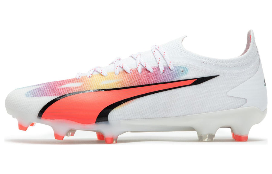 プーマ Puma Ultra Ultimate FG/AG "Puma White/Puma Black/Fire Orchid" 107311-01