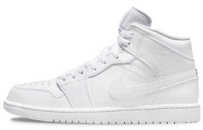 エアジョーダン1 Nike Air Jordan 1 Mid "Triple White" 554724-136