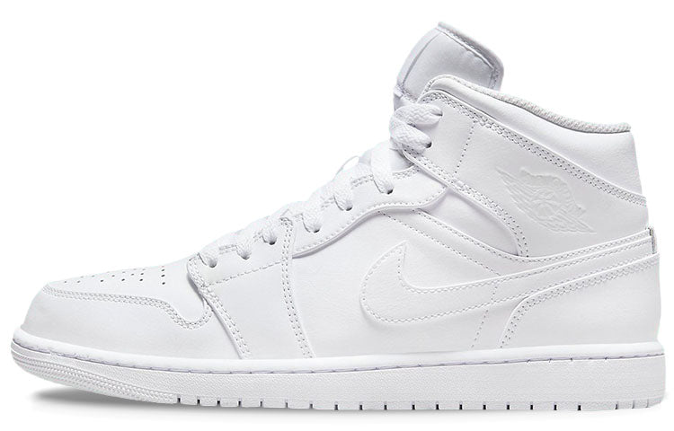 エアジョーダン1 Nike Air Jordan 1 Mid "Triple White" 554724-136