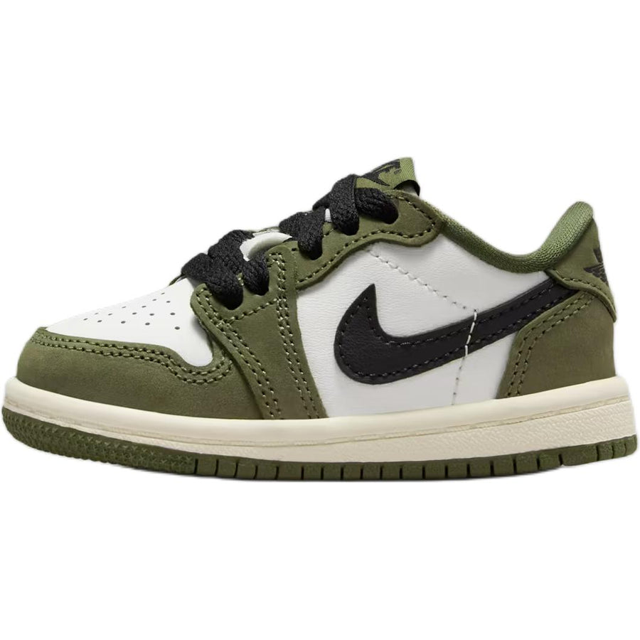 ジョーダン Nike TD Jordan 1 Retro Low OG "Medium Olive and Summit White" HQ6997-200