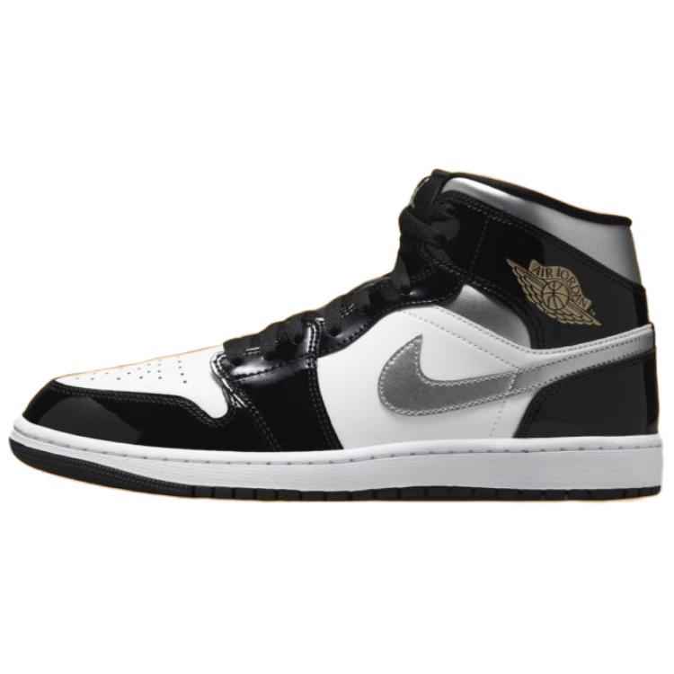 エアジョーダン1 Nike Air Jordan 1 Mid "Black Patent" HV0789-010