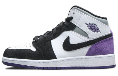 エアジョーダン1 Nike GS Air Jordan 1 Mid SE "Purple" BQ6931-105