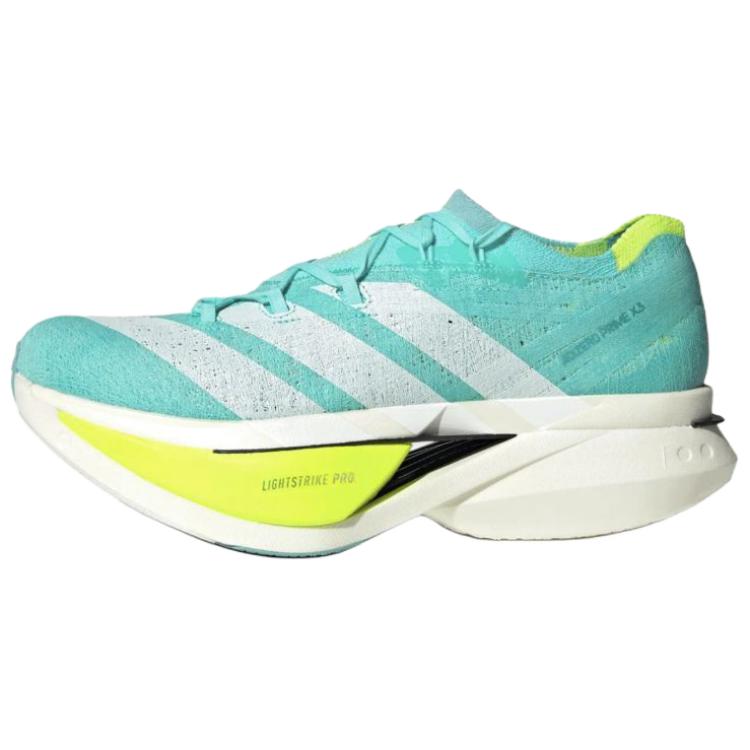 アディダス アディゼロ adidas Adizero Prime × 3 Strung Running "Blue/Zero Metalic/Lucid Lemon" JR2598