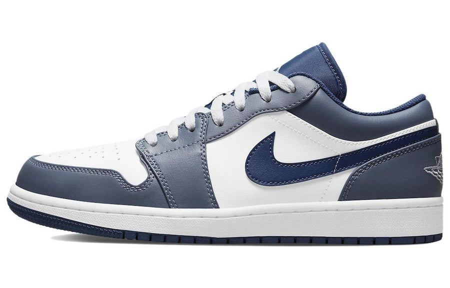 エアジョーダン1 Nike Air Jordan 1 Low "White/Steel Blue" 553558-414