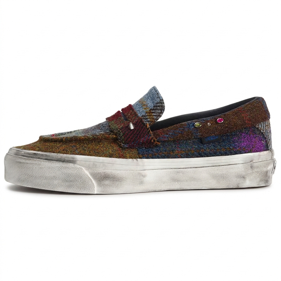 ヴァンズ Harris Tweed × Vans Premium Loafer 53 "Tweed Brown" VN000Y8MCYL