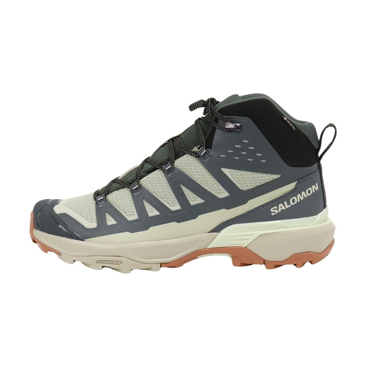 サロモン X ウルトラ Salomon X Ultra 360 Edge Mid GORE-TEX "Urban Chic/Alfalfa/Transparent Yellow" L47459900