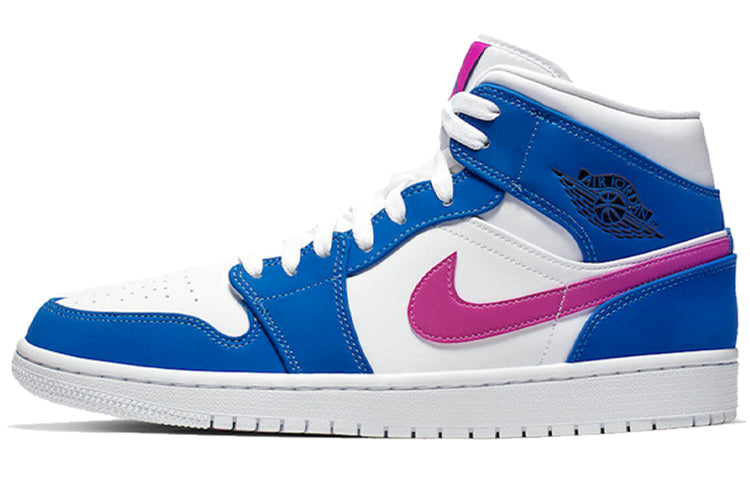 エアジョーダン1 Nike Air Jordan 1 Mid "Hyper Royal/Hyper Violet/White" 554724-451