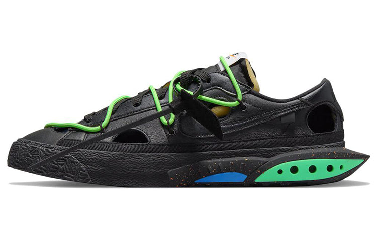 ナイキ ブレーザー Off-White × Nike Blazer Low "Black and Electro Green" DH7863-001
