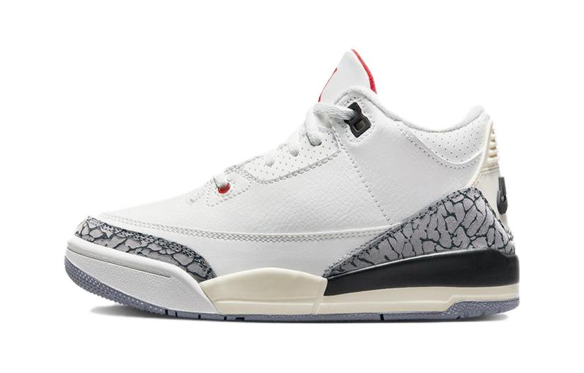 エアジョーダン3 Nike PS Air Jordan 3 Retro "White Cement Reimagined" DM0966-100