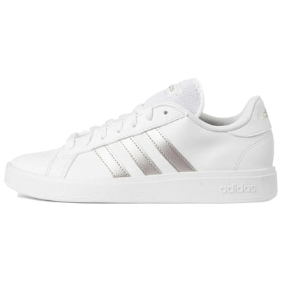 アディダス adidas Grandcourt TD Lifestyle Court Casual "Footwear White/Platina Metallic" GW9263