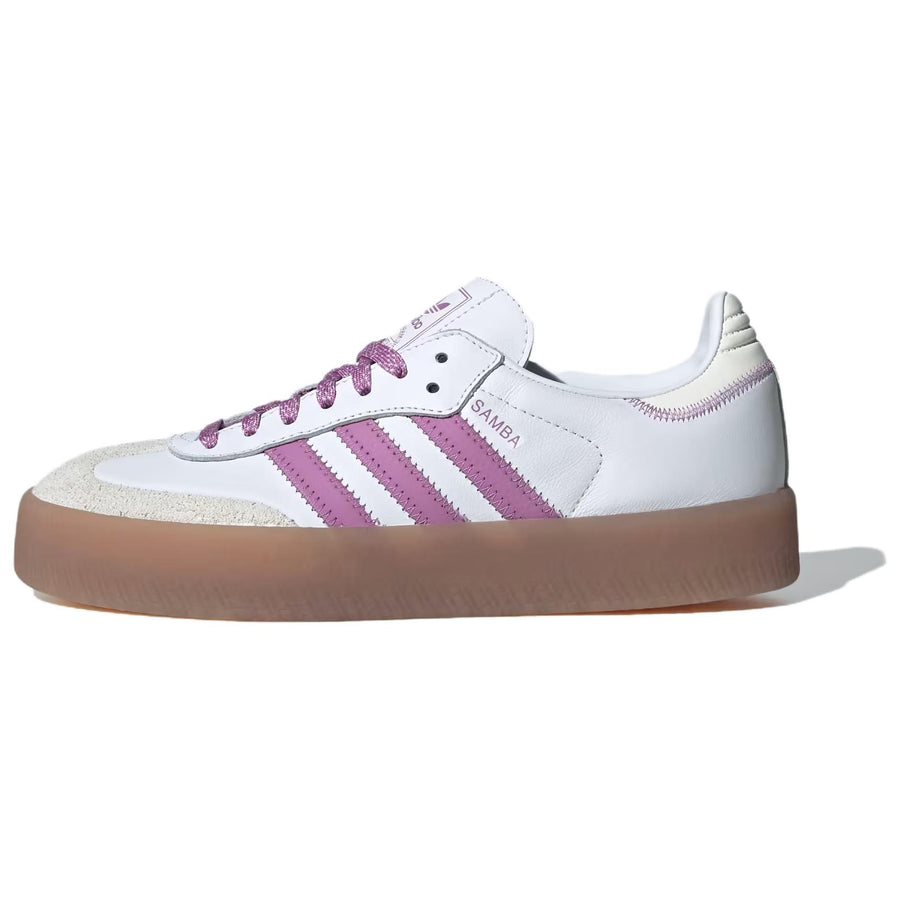 アディダス Sambae adidas Women's Sambae "Cloud White/Preloved Purple/Off White" IE9106