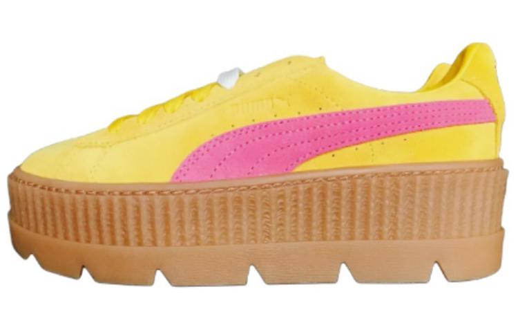 プーマ スウェード Rihanna × Puma Women's Cleated Creeper Fenty Suede "Lemon" 366268-03