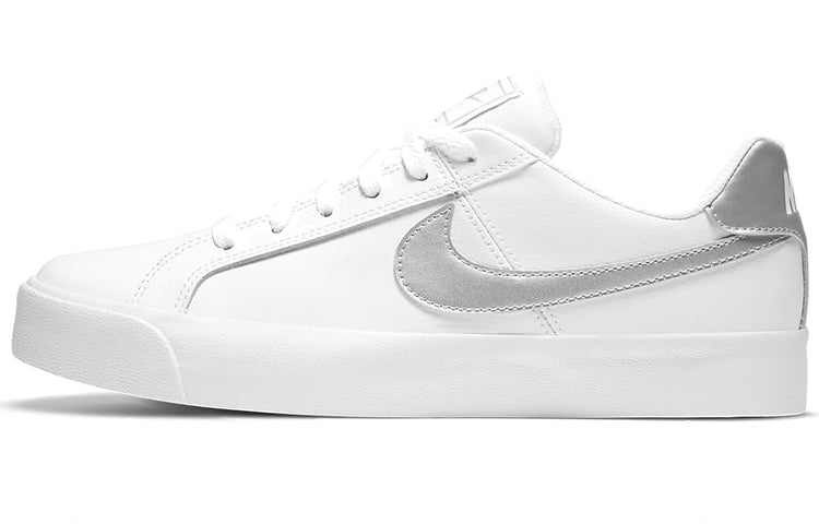 ナイキ Nike Women's Court Royale AC "White/Metallic Silver" AO2810-114