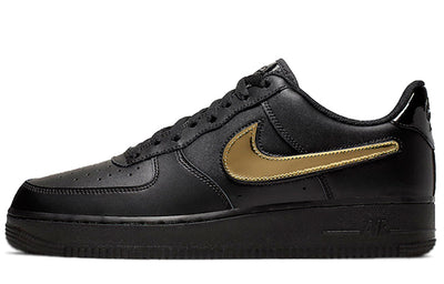 ナイキ エアフォース1 Nike Air Force 1 "Black Metallic Gold Removable Swoosh Pack" CT2252-001