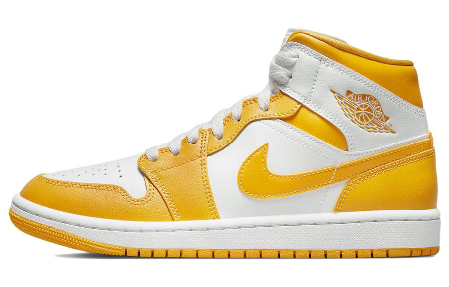 エアジョーダン1 Nike Women's Air Jordan 1 Mid "Lemon" BQ6472-117