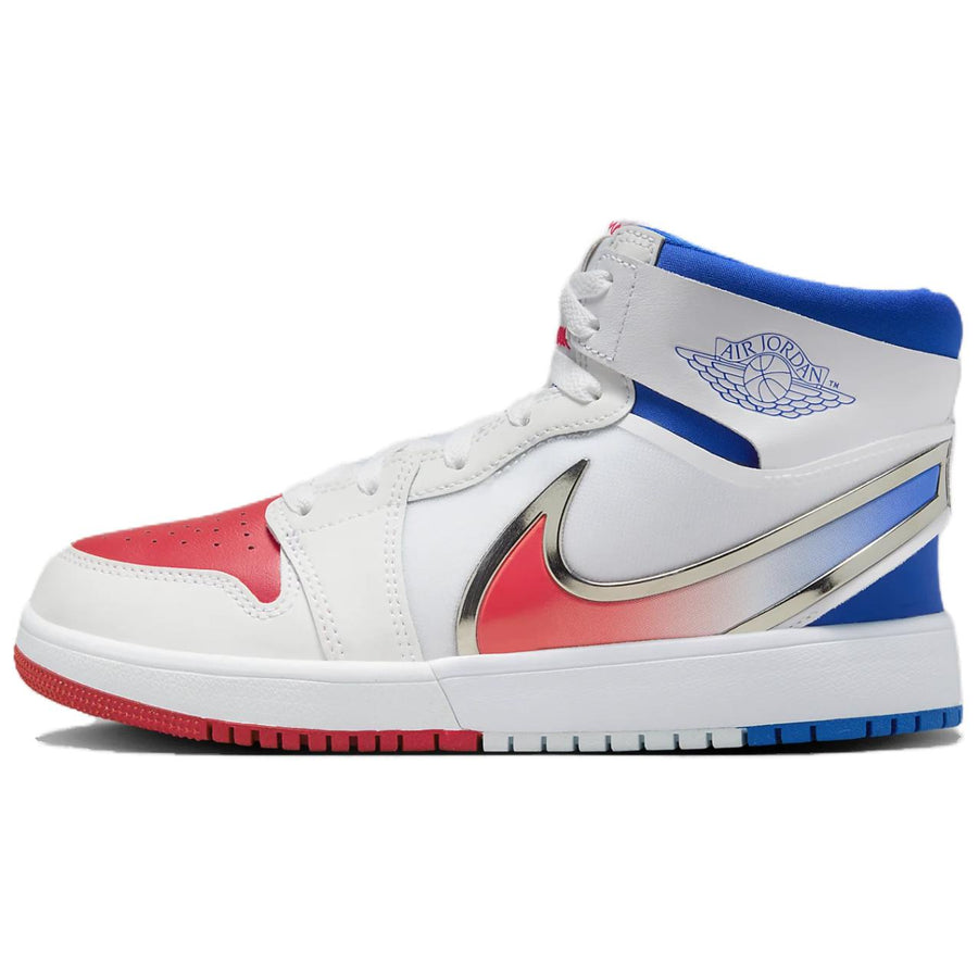エアジョーダン1 Nike GS Air Jordan 1 Mid RM EasyOn "White/Blue/Red" FQ1281-100