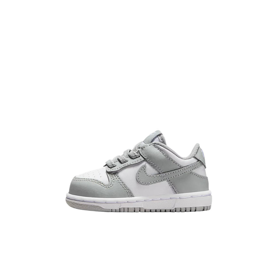 ナイキ ダンク Nike TD Dunk Low "White/White/Light Smoke Grey" FB9107-123