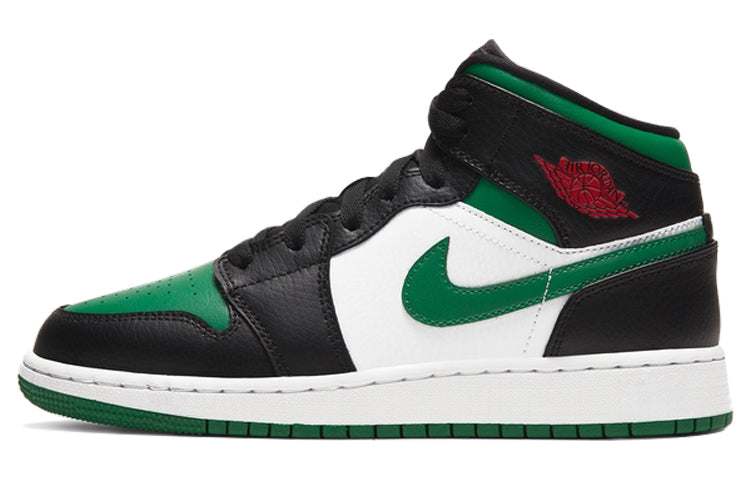 エアジョーダン1 Nike GS Air Jordan 1 Mid "Green Toe" 554725-067