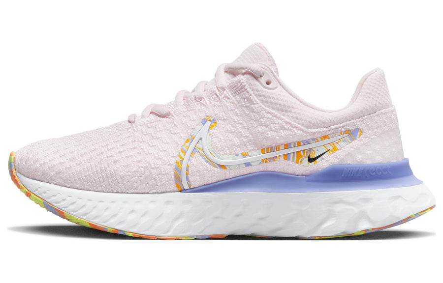 ナイキ Nike Women's React Infinity Run Flyknit 3 "Lightsoft Pink/White" DO9477-600