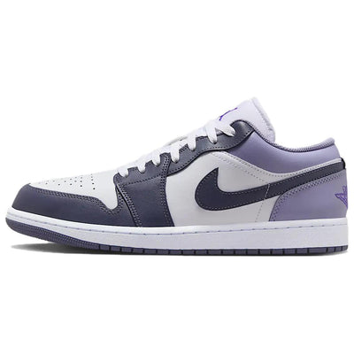 エアジョーダン1 Nike Air Jordan 1 Low "White/Dark Blue Grey/Purple Comet/Indigo Haze" 553558-145