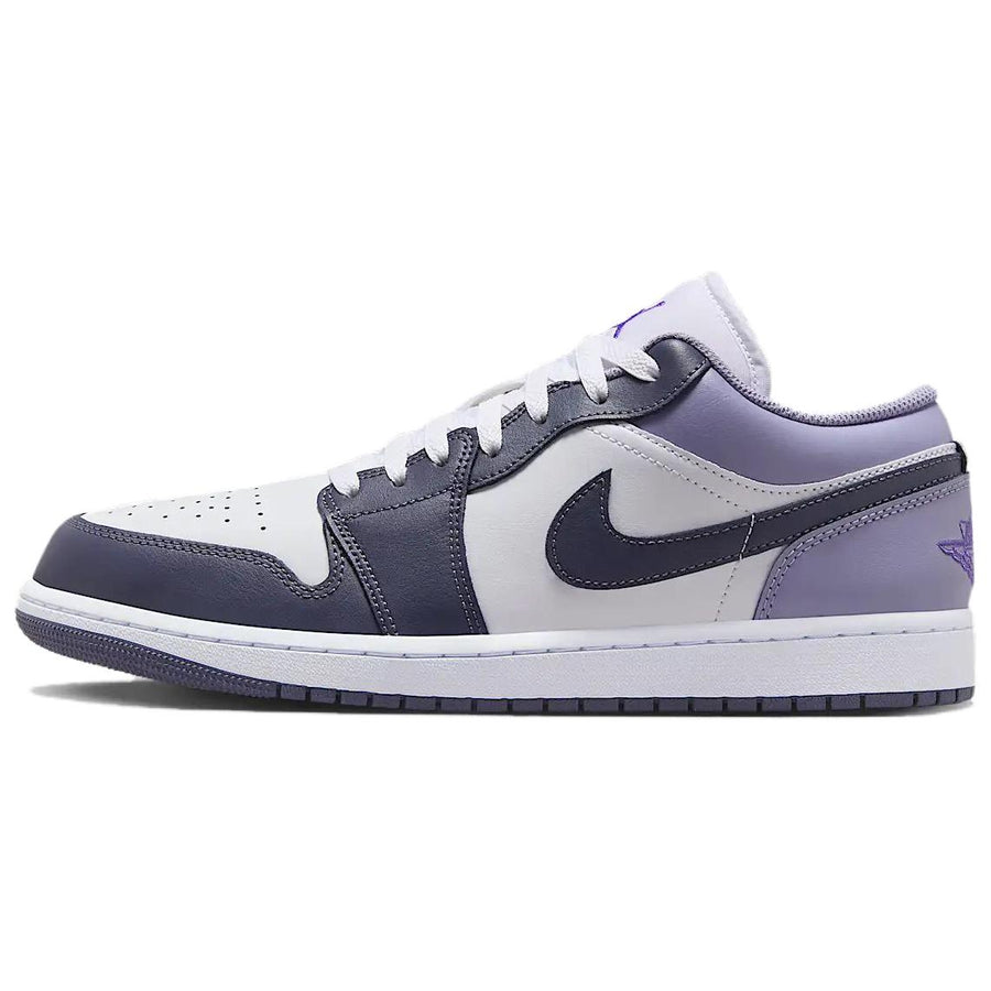 エアジョーダン1 Nike Air Jordan 1 Low "White/Dark Blue Grey/Purple Comet/Indigo Haze" 553558-145