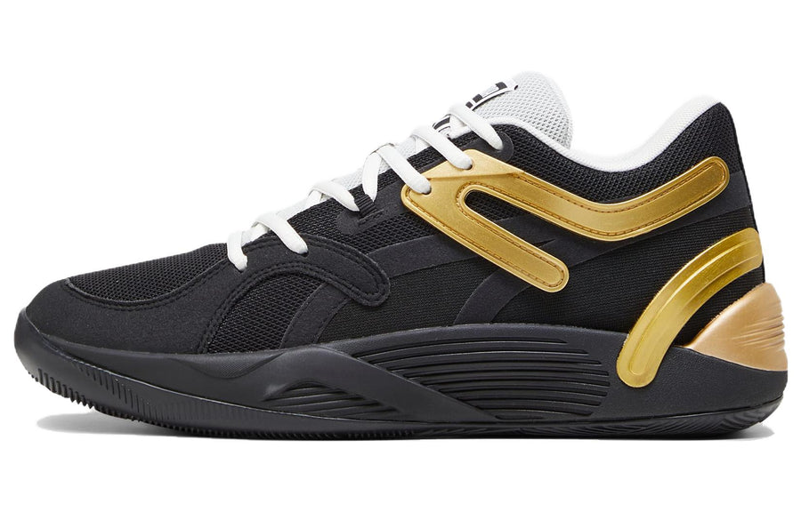 プーマ Puma TRC Blaze Court "Puma Black/Sedate Gray/Puma White/Metallic Gold" 376582-32