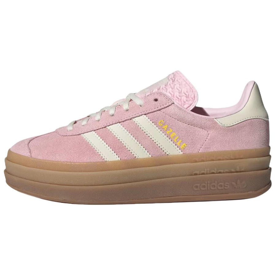 アディダス ガゼル adidas Women's Gazelle Bold "Clear Pink/Cream White/Gold Metallic" JQ7777
