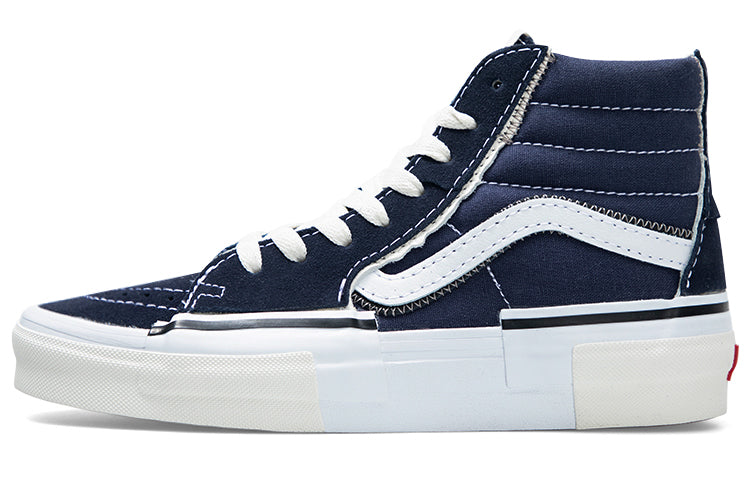 ヴァンズ スケートハイ Vans Sk8-Hi Reconstruct "Navy/White" VN0005UKNUT