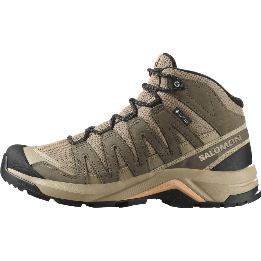 サロモン Salomon Women's X-Adventure Recon Mid GORE-TEX "Desert Tan/Falcon/Tender Peach" L47815200