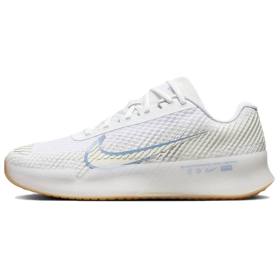 ナイキ Nike Women's Court Air Zoom Vapor 11 "White/Sail/Gum Light Brown/Light Blue" DR6965-105